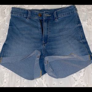 High Waisted Jean Shorts